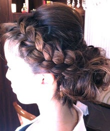 hairsalon ASTIER (アスティエ)のブログ-サイド編みこみ 後ろ